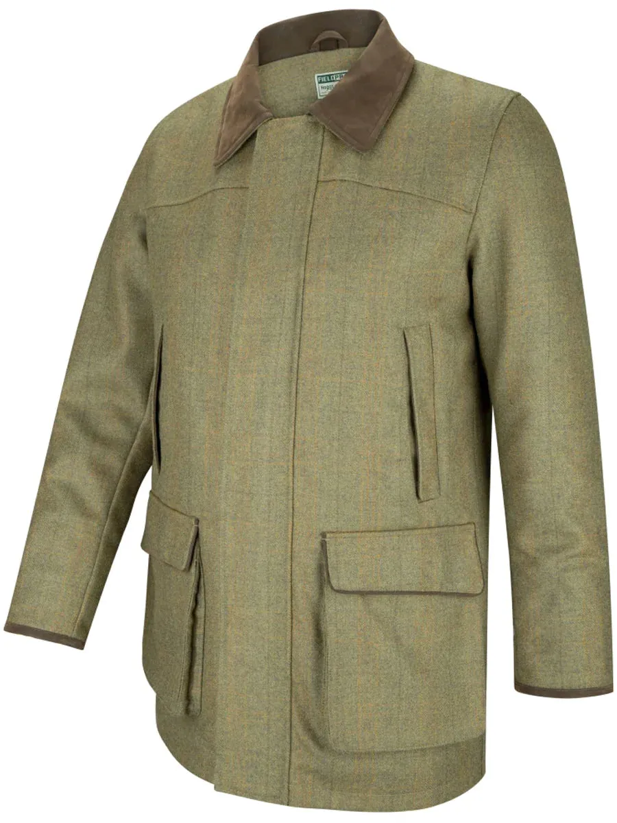 30% OFF HOGGS OF FIFE Kinloch Mens Technical Tweed Field Coat - Autumn Bracken - Size: Medium