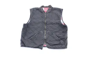 90's Marlboro Country Store Plaid Reversible Zip Up Vest