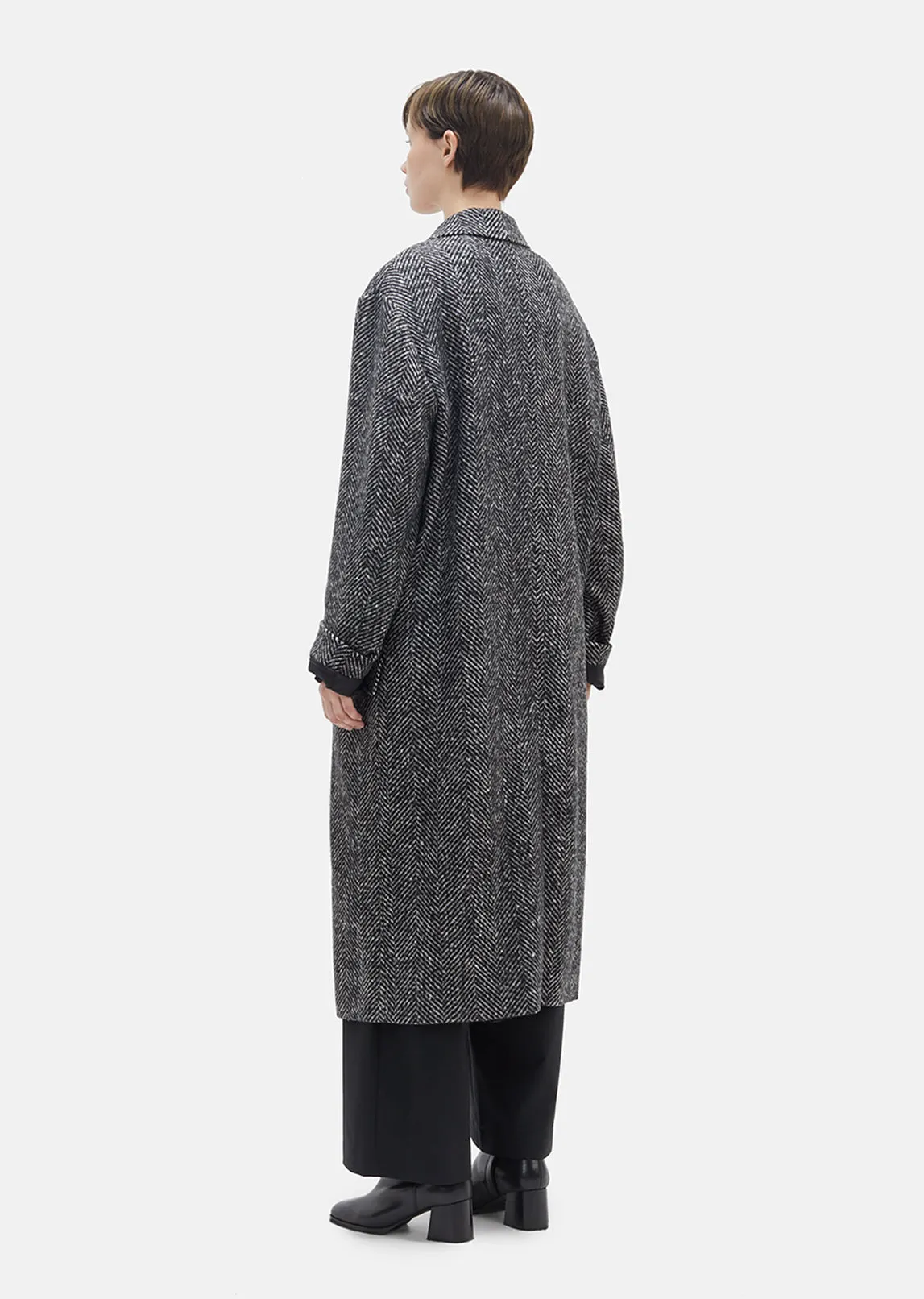 Area Melange Wool Coat