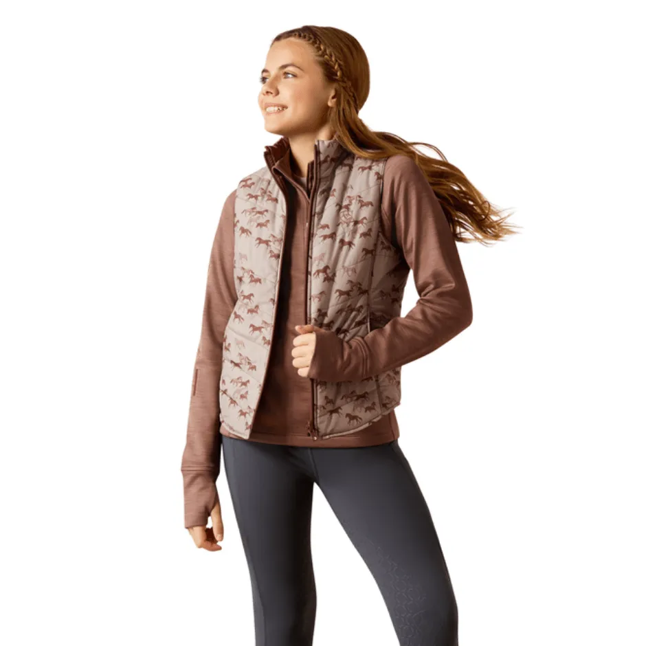 Ariat Junior Bella Reversible Vest - Mauve