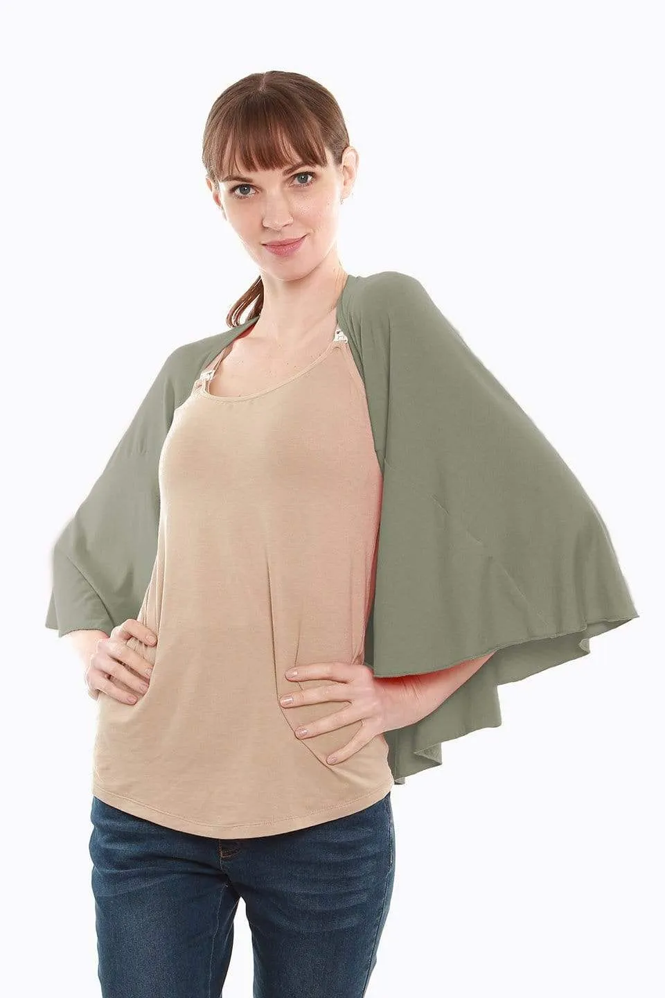 Bambi Cape Olive Green