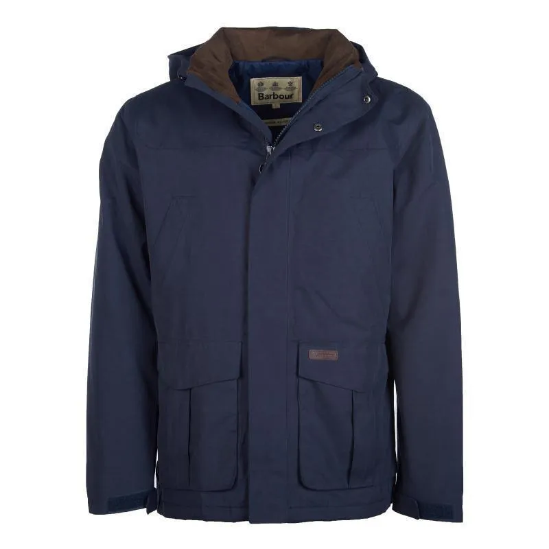 Barbour Brockstone Mens Waterproof Jacket - Navy