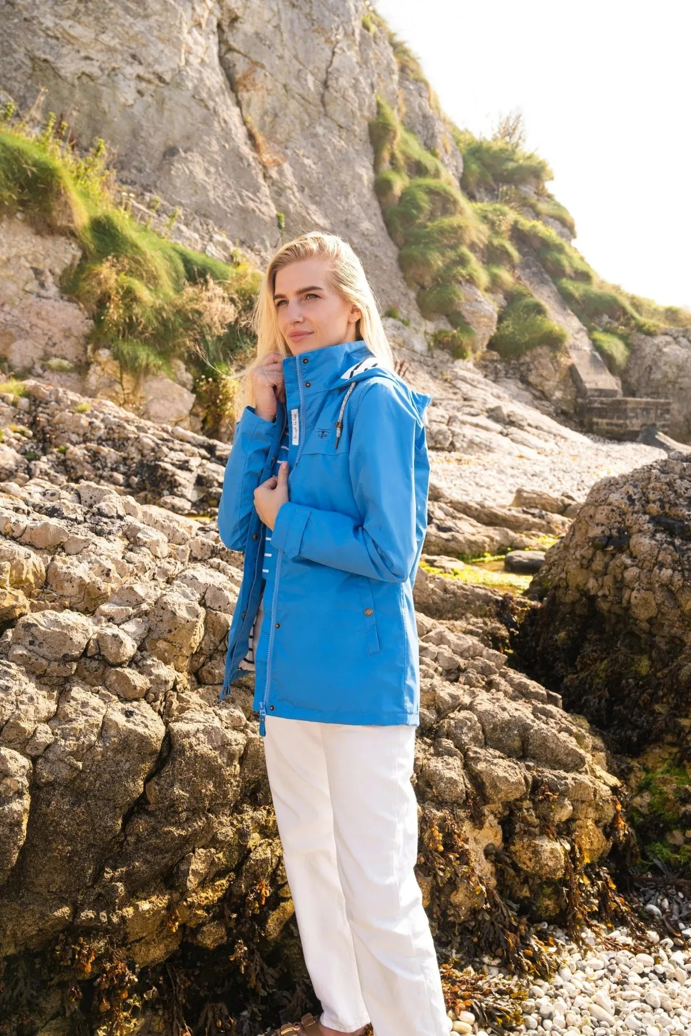 BEACHCOMBER JACKET - AZURE BLUE