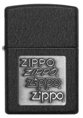 Black Crackle Silver Zippo Logo - Zippo Lighters In Jordan