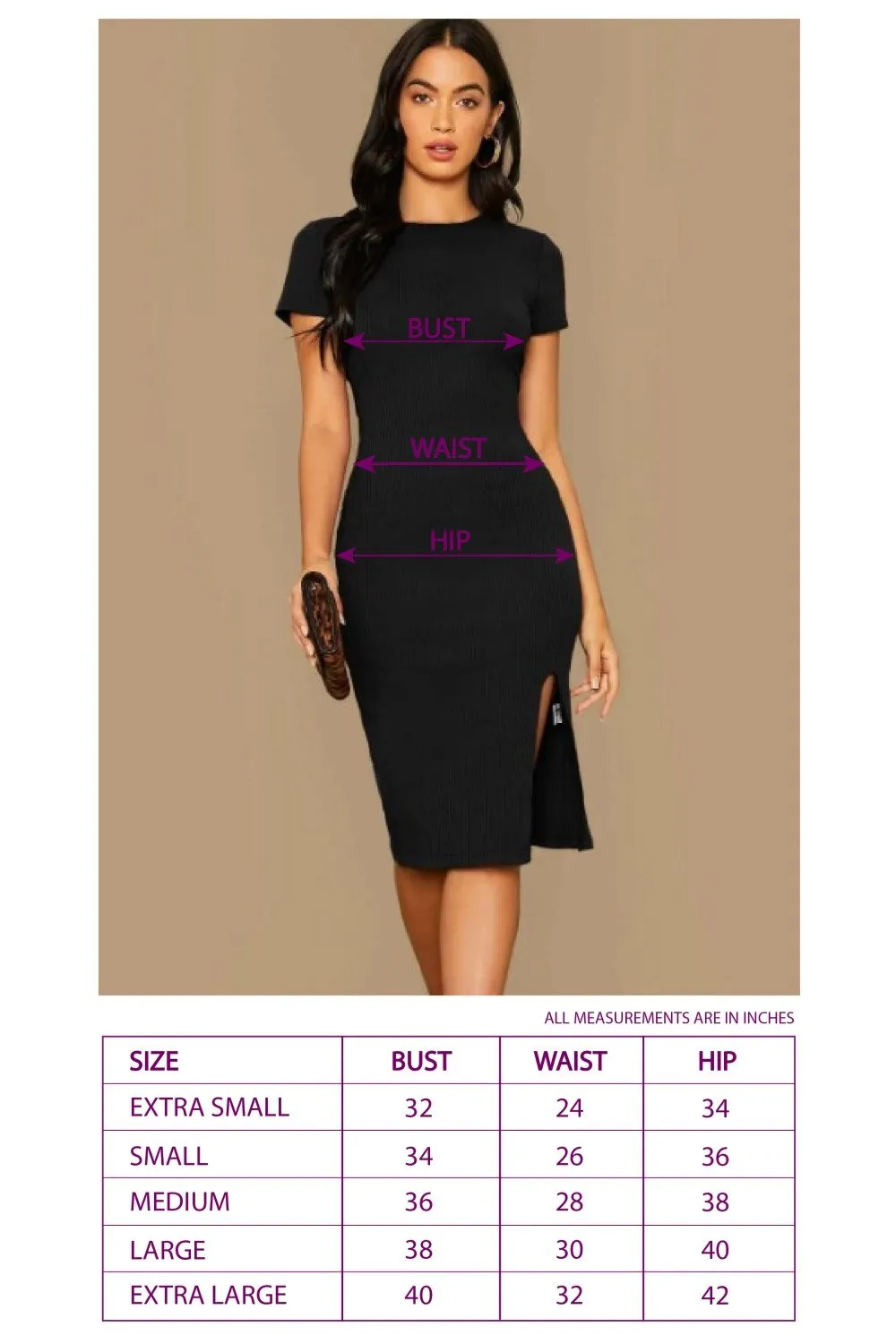 Black Tube Bodycon Dress