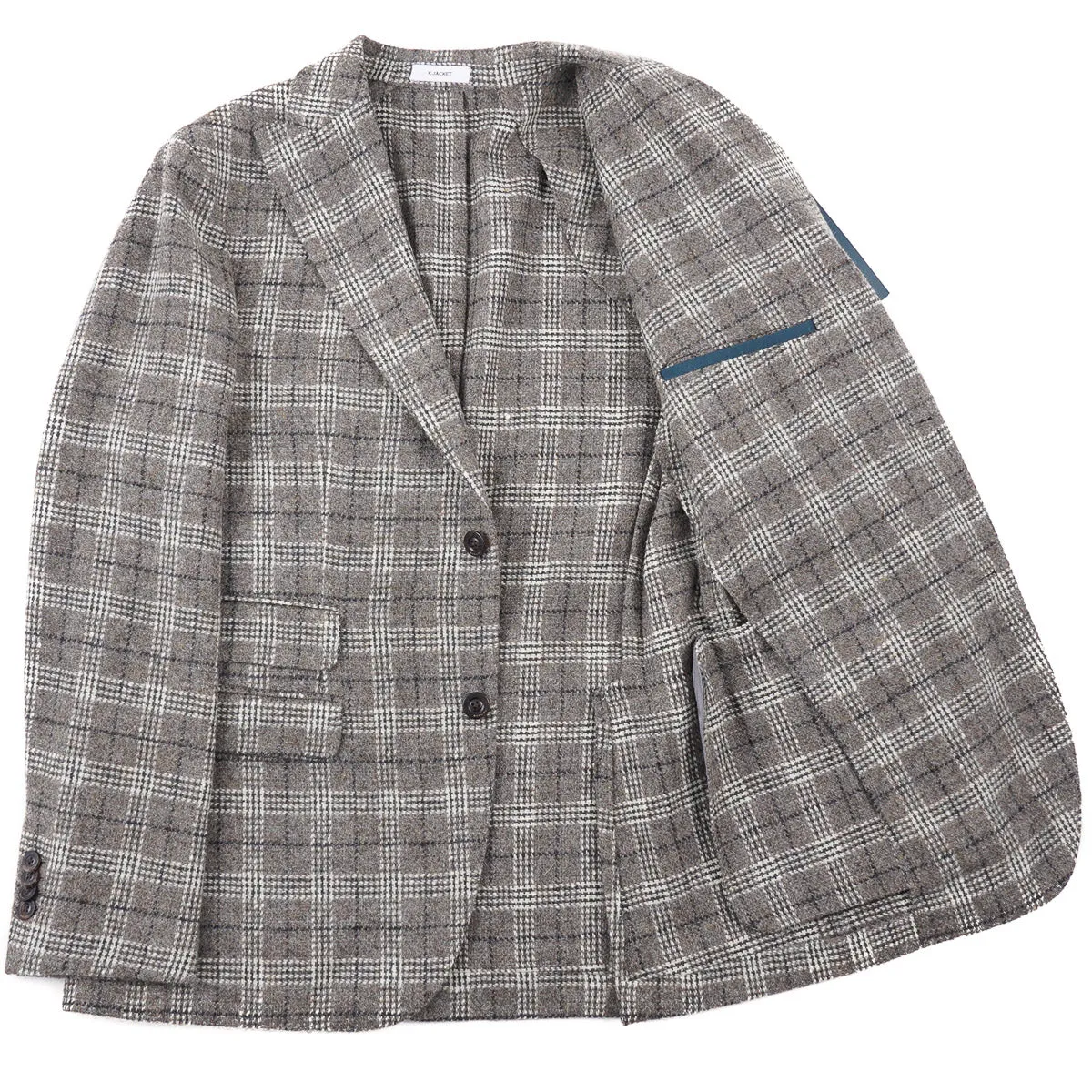 Boglioli Flannel Tweed Wool K-Jacket