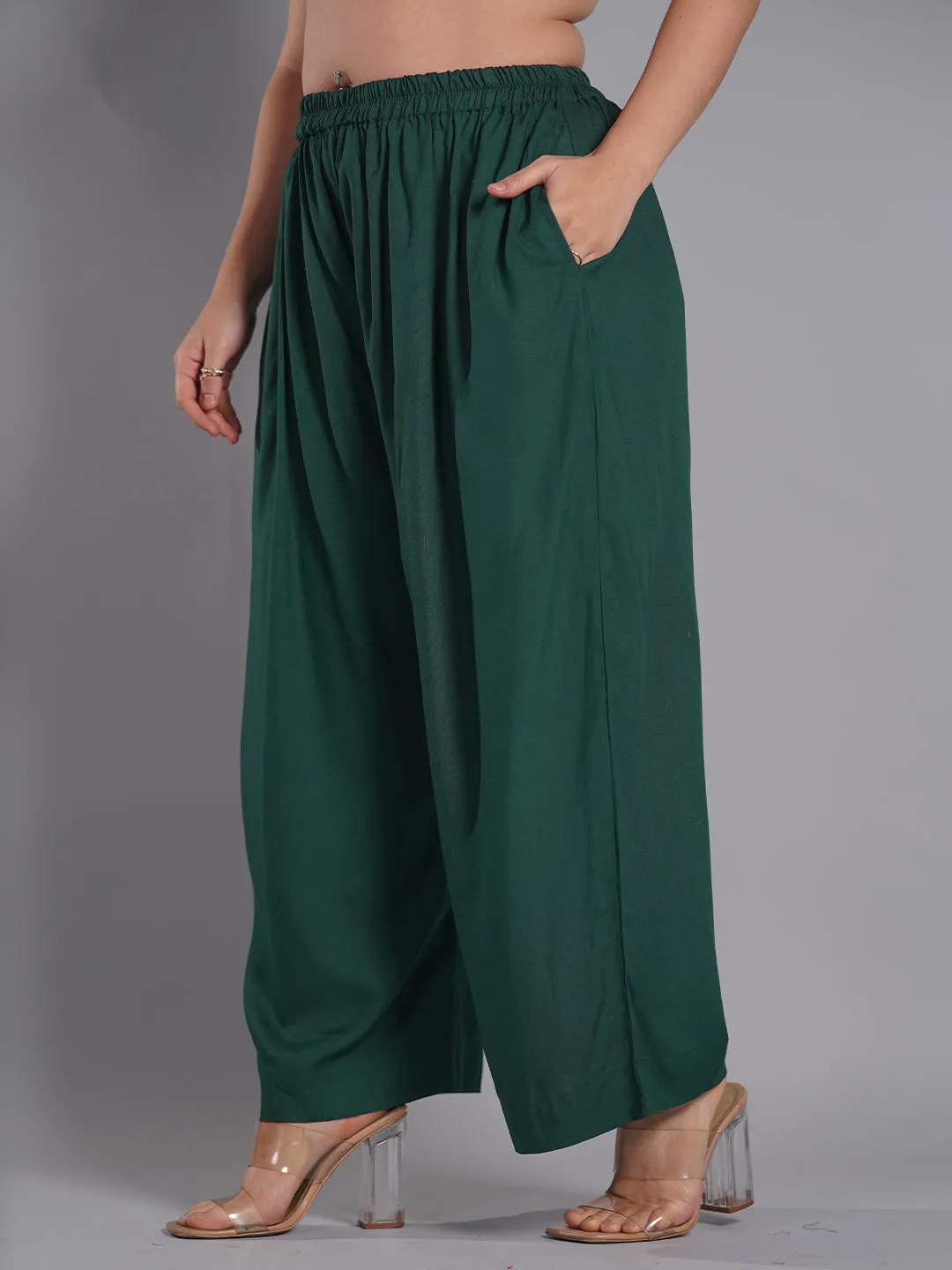 BottleGreen Palazzo Pants