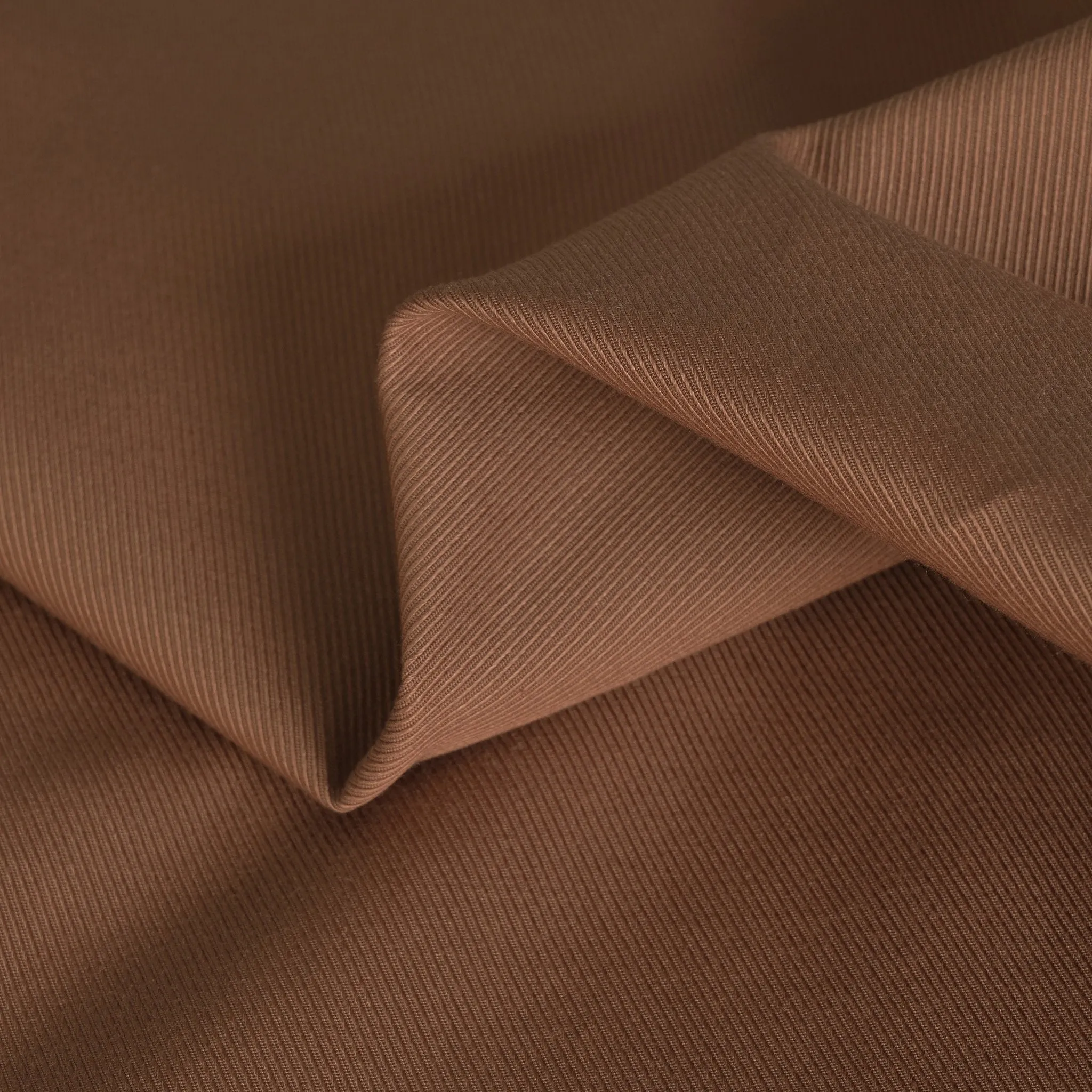 Brown Stretchy Twill Fabric 5688