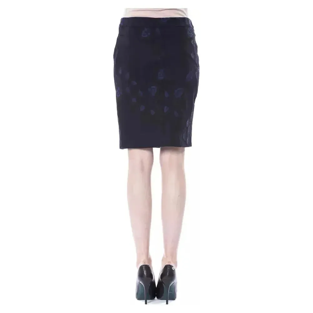 BYBLOS Black Cotton Women Skirt