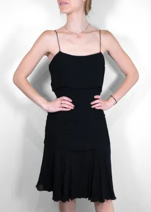 Chanel Midi Length Black Dress