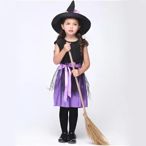 Children's Enchanted Witch Costume - Magical Halloween Dress for Kids