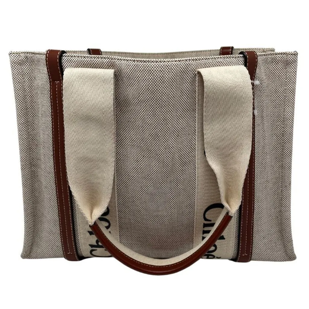 Chlo Canvas Woody Bag Medium