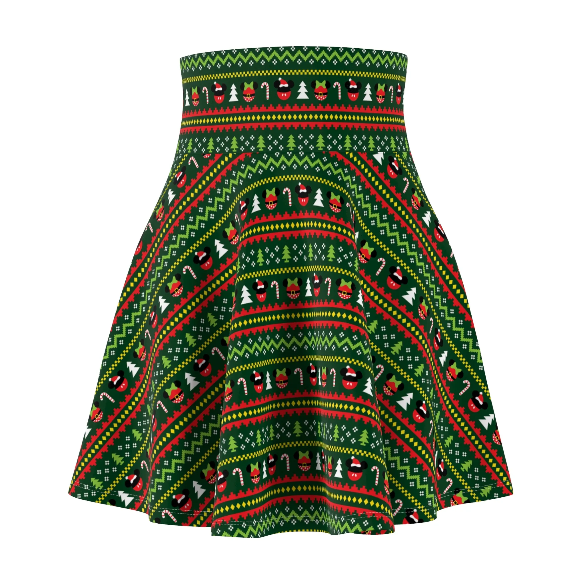 Christmas Sweater Women's Skater Skirt