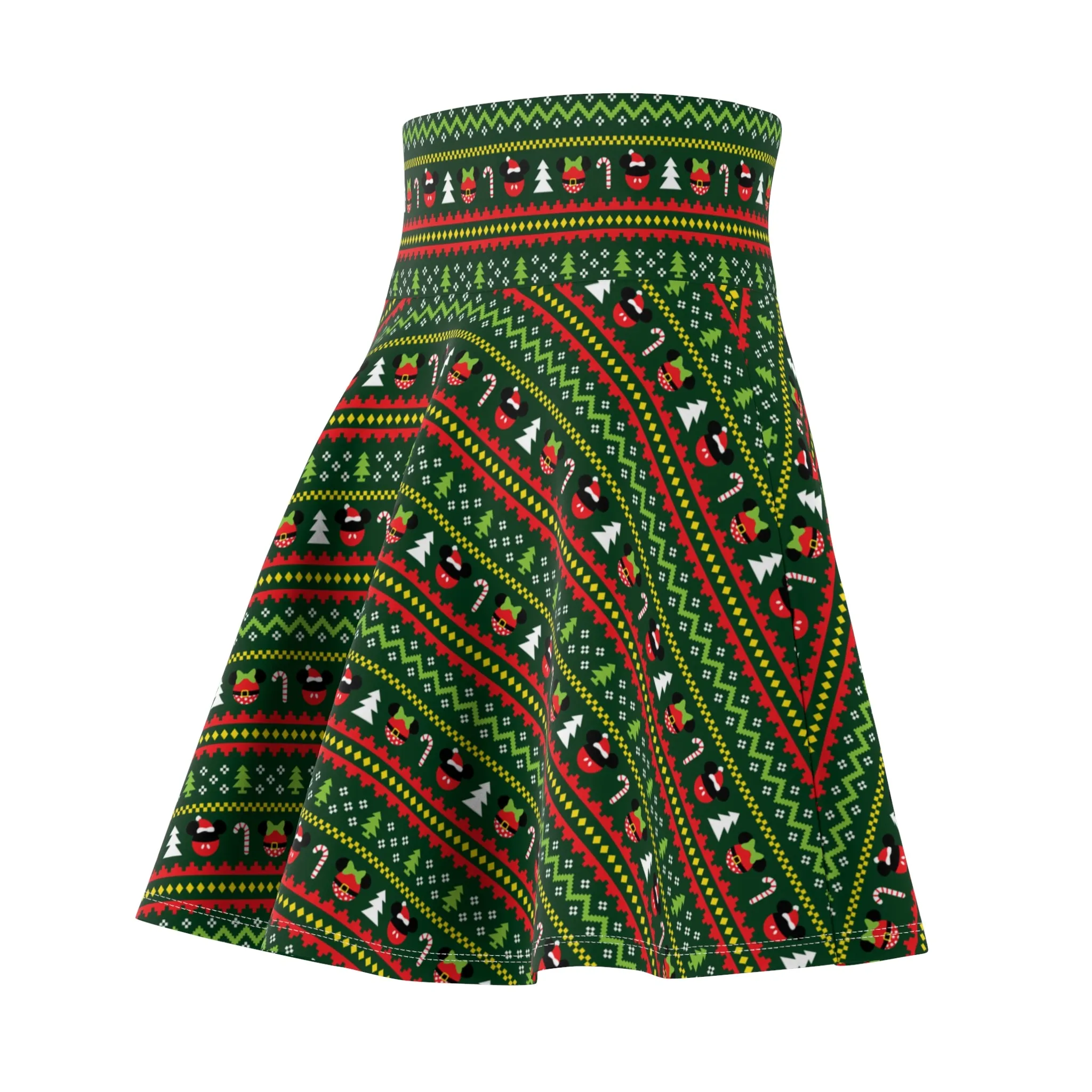 Christmas Sweater Women's Skater Skirt