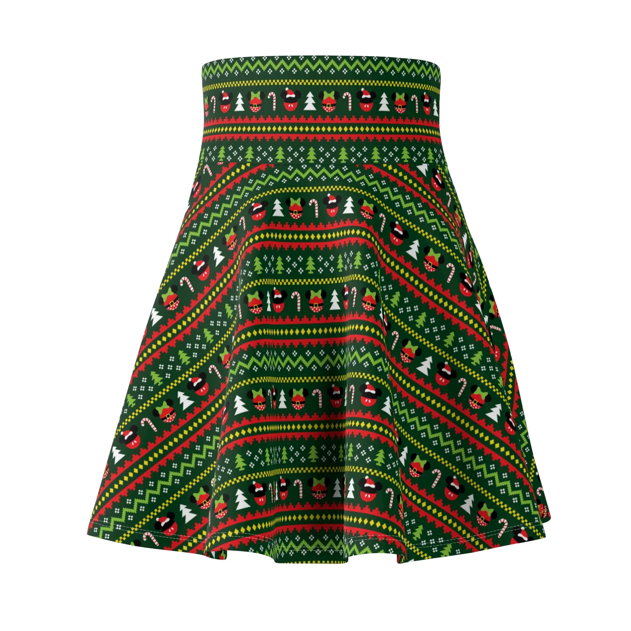 Christmas Sweater Women's Skater Skirt