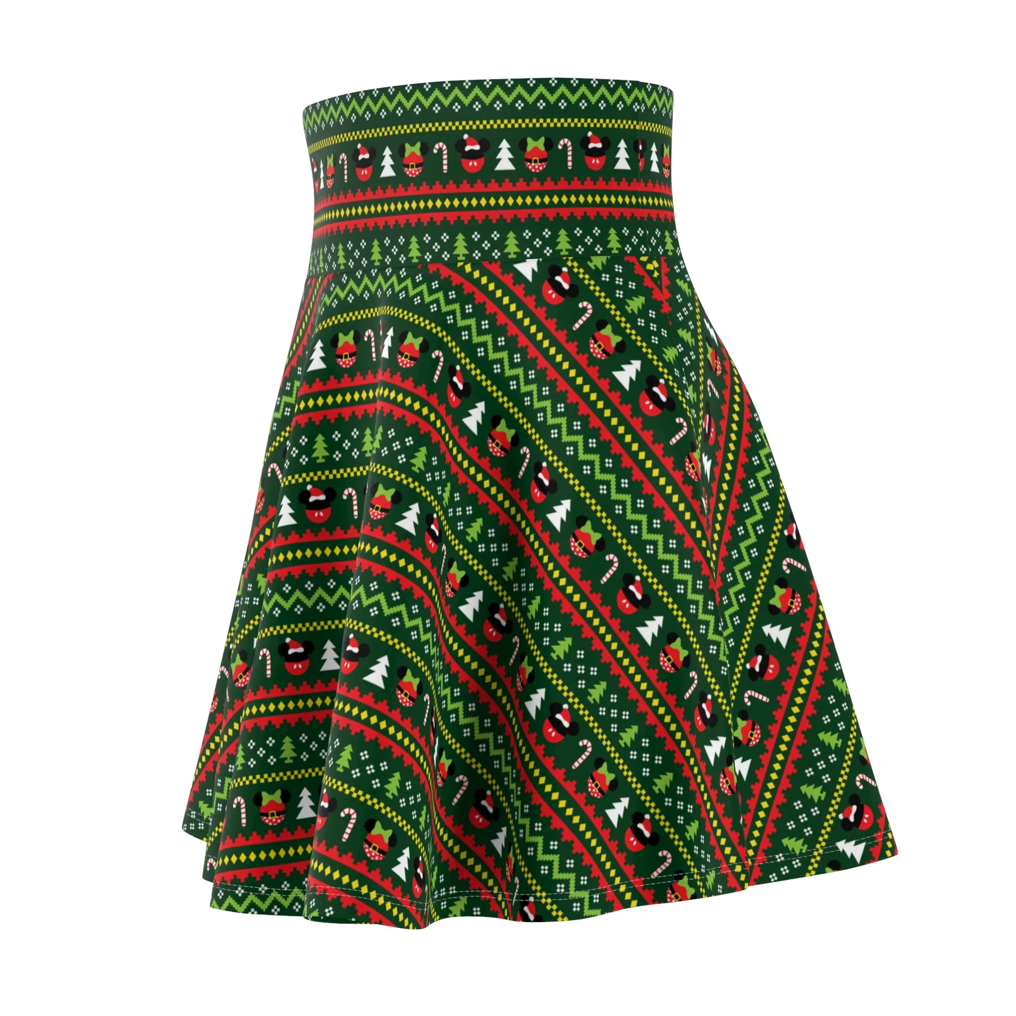 Christmas Sweater Women's Skater Skirt