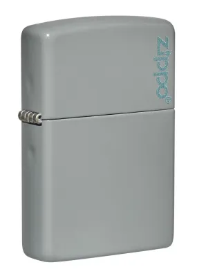 Classic Flat Grey Zippo Logo