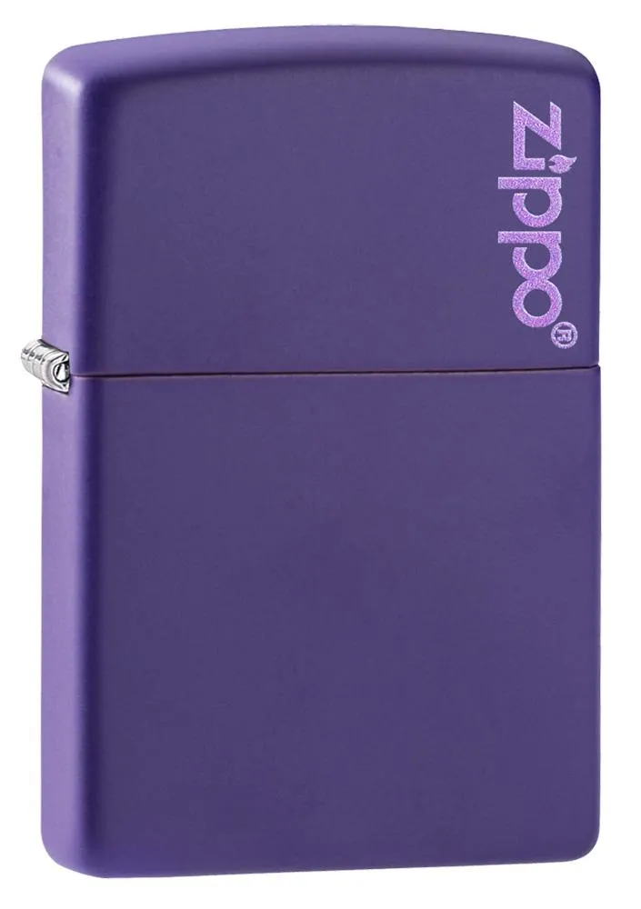 Classic Purple Matte Zippo Logo