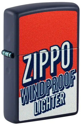 Color Block Zippo Design