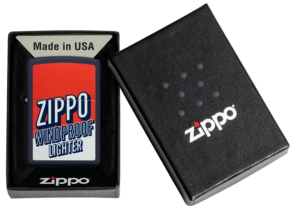 Color Block Zippo Design