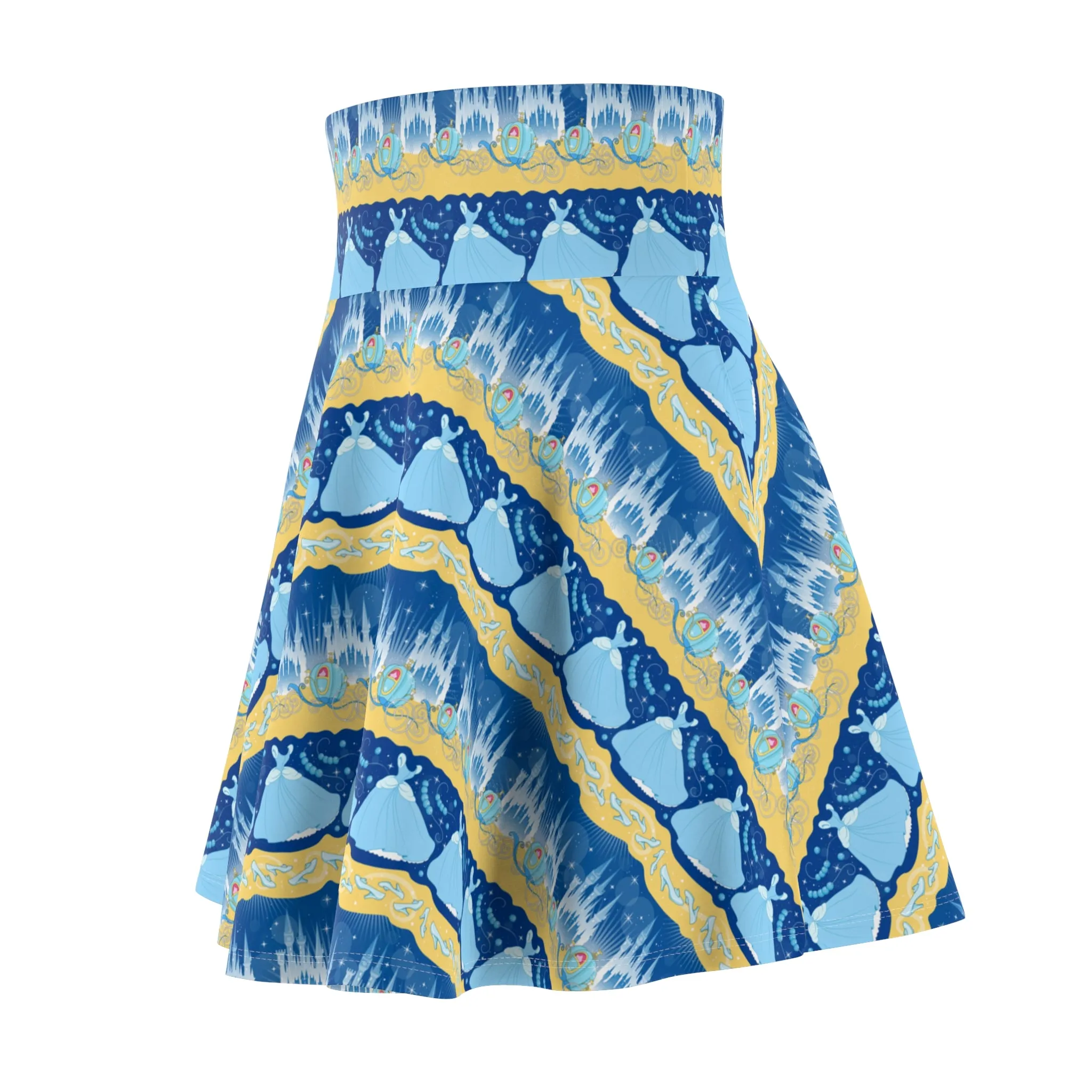 Disney Cinderella Midnight Princcess Line Women's Skater Skirt