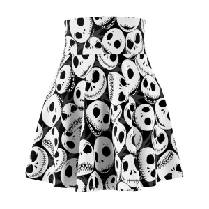 Disney Nightmare Before Christmas Jack's Faces Women's Skater Skirt