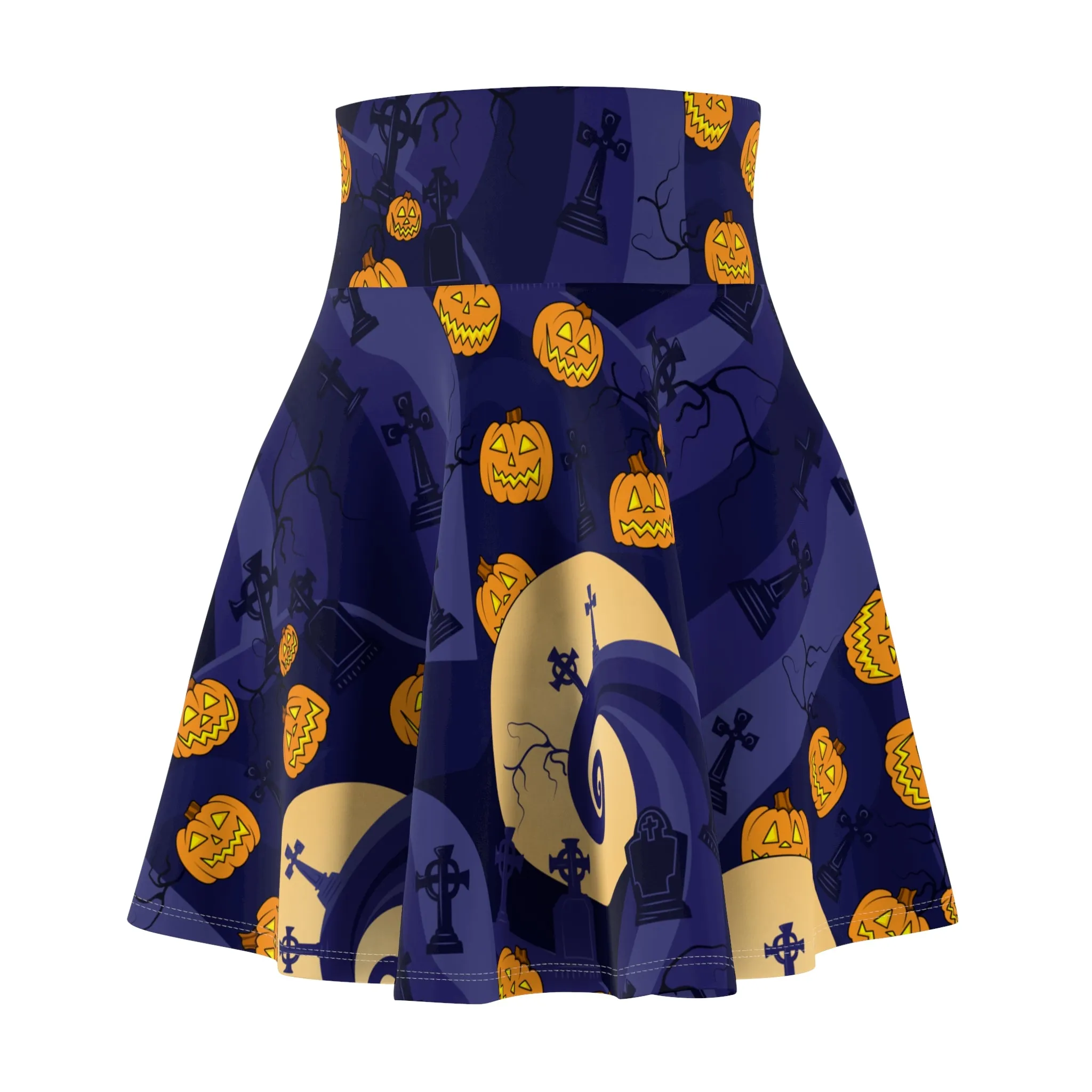 Disney Nightmare Before Christmas Jack's Hill Women's Skater Skirt