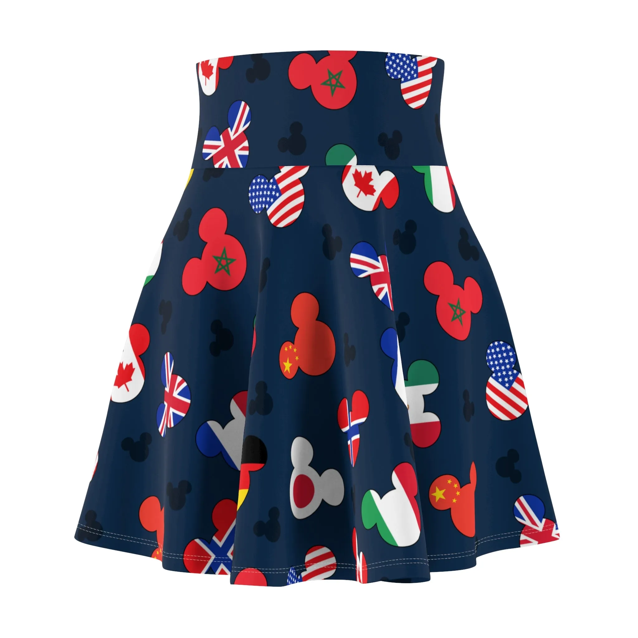 Disney World Epcot Around The World Women's Skater Skirt