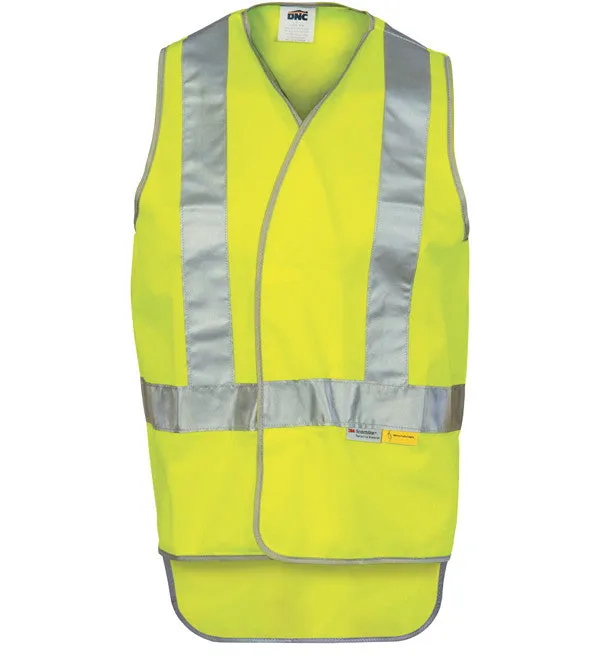 DNC Day/Night Cross Back Safety Vests with Tail