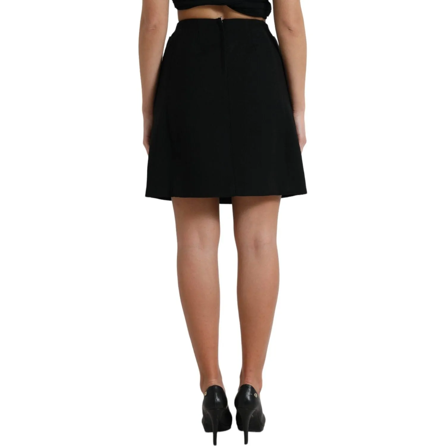 Dolce & Gabbana Elegant High-Waist A-Line Mini Skirt