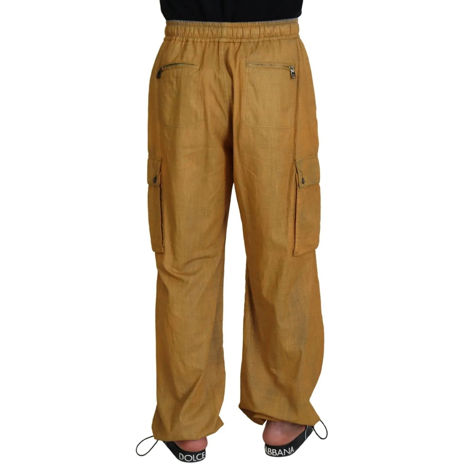 Dolce & Gabbana Elegant Italian Linen Trousers