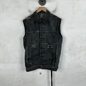 DRKSHDW Distressed Denim Vest