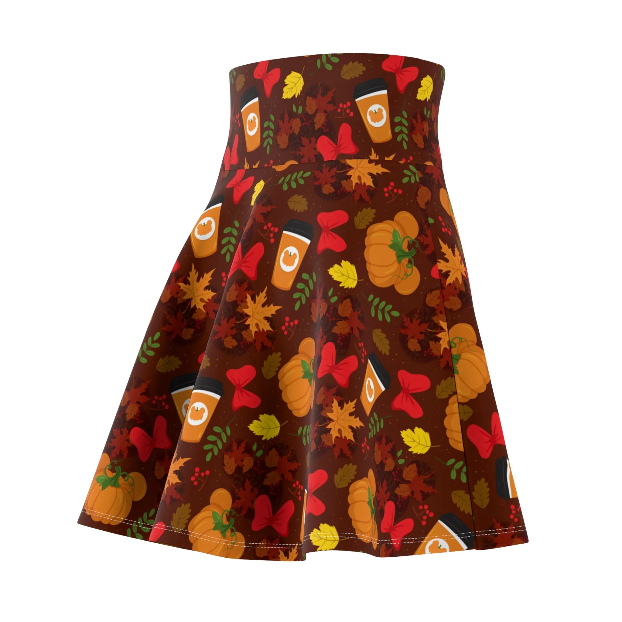 Fall Pumpkins Women's Skater Skirt