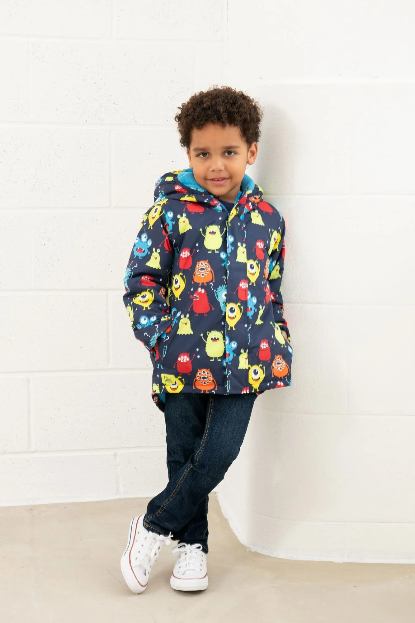 Finlay Coat - Monster Print