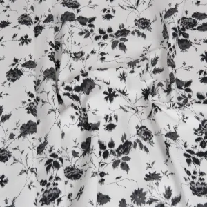 Floral Print Stretchy Cotton 300