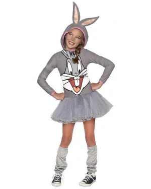 Girls Costume - Bugs Bunny Girls Hooded