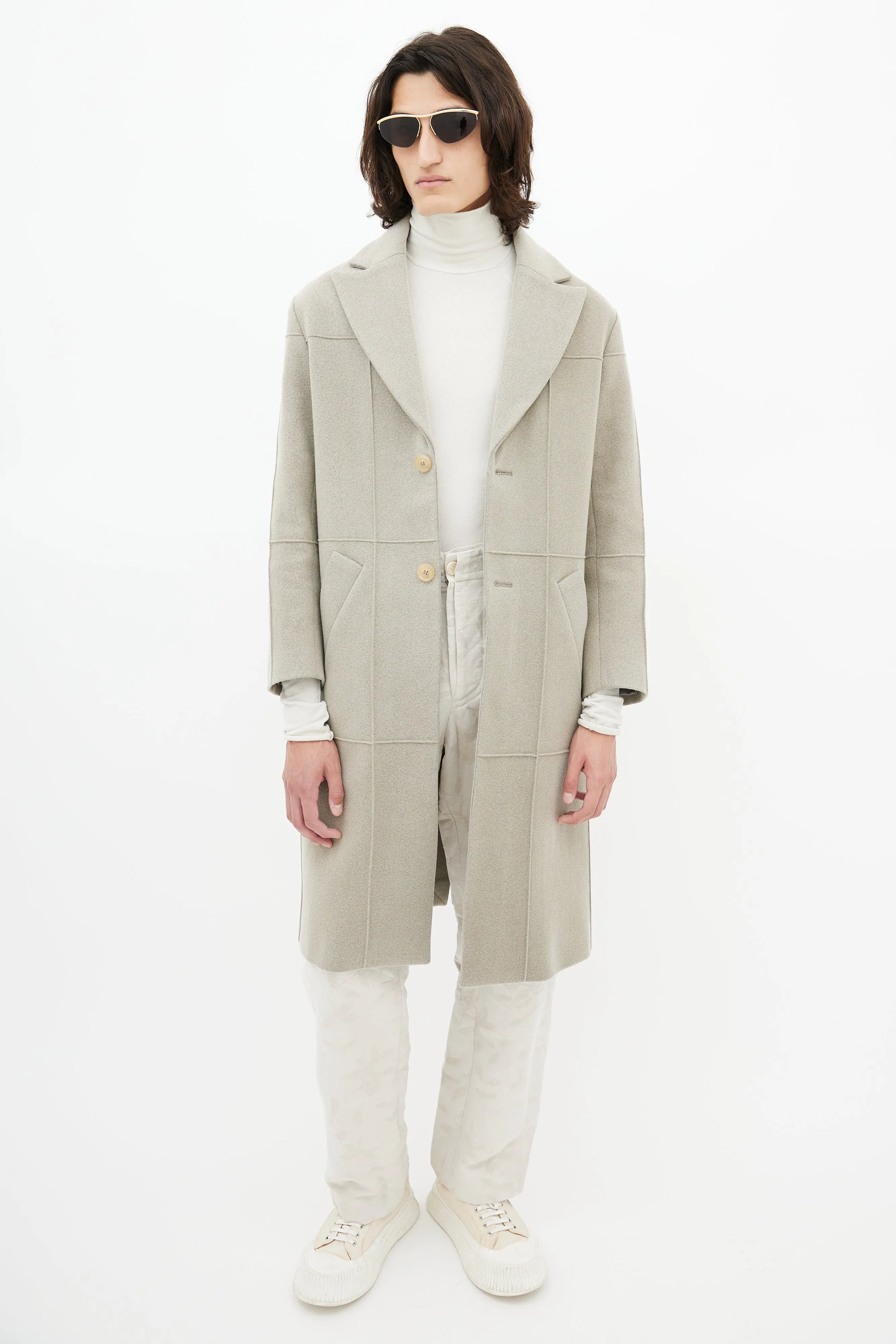 Grey L'Annee 97 Wool Coat