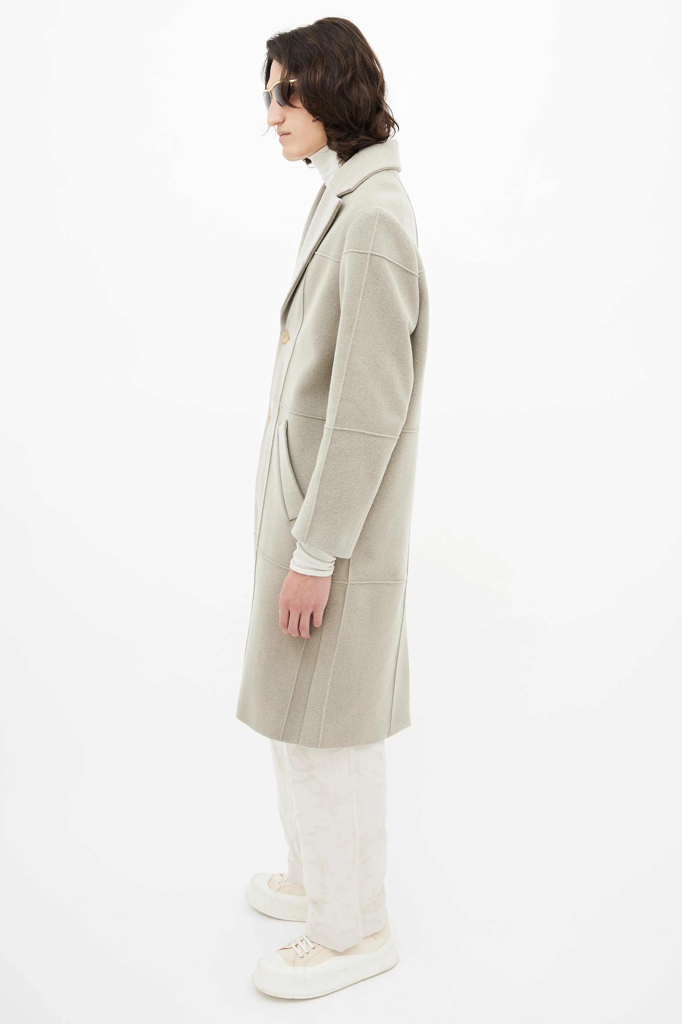 Grey L'Annee 97 Wool Coat