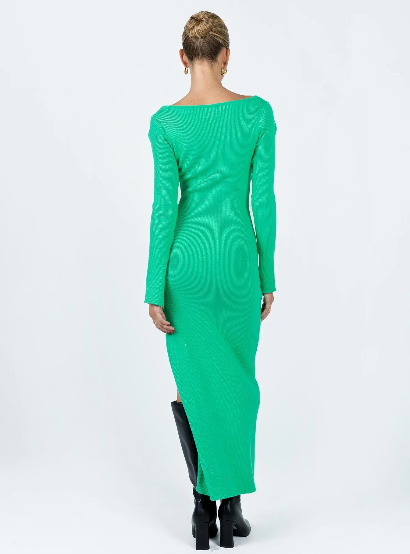 Herald Long Sleeve Midi Dress Sage