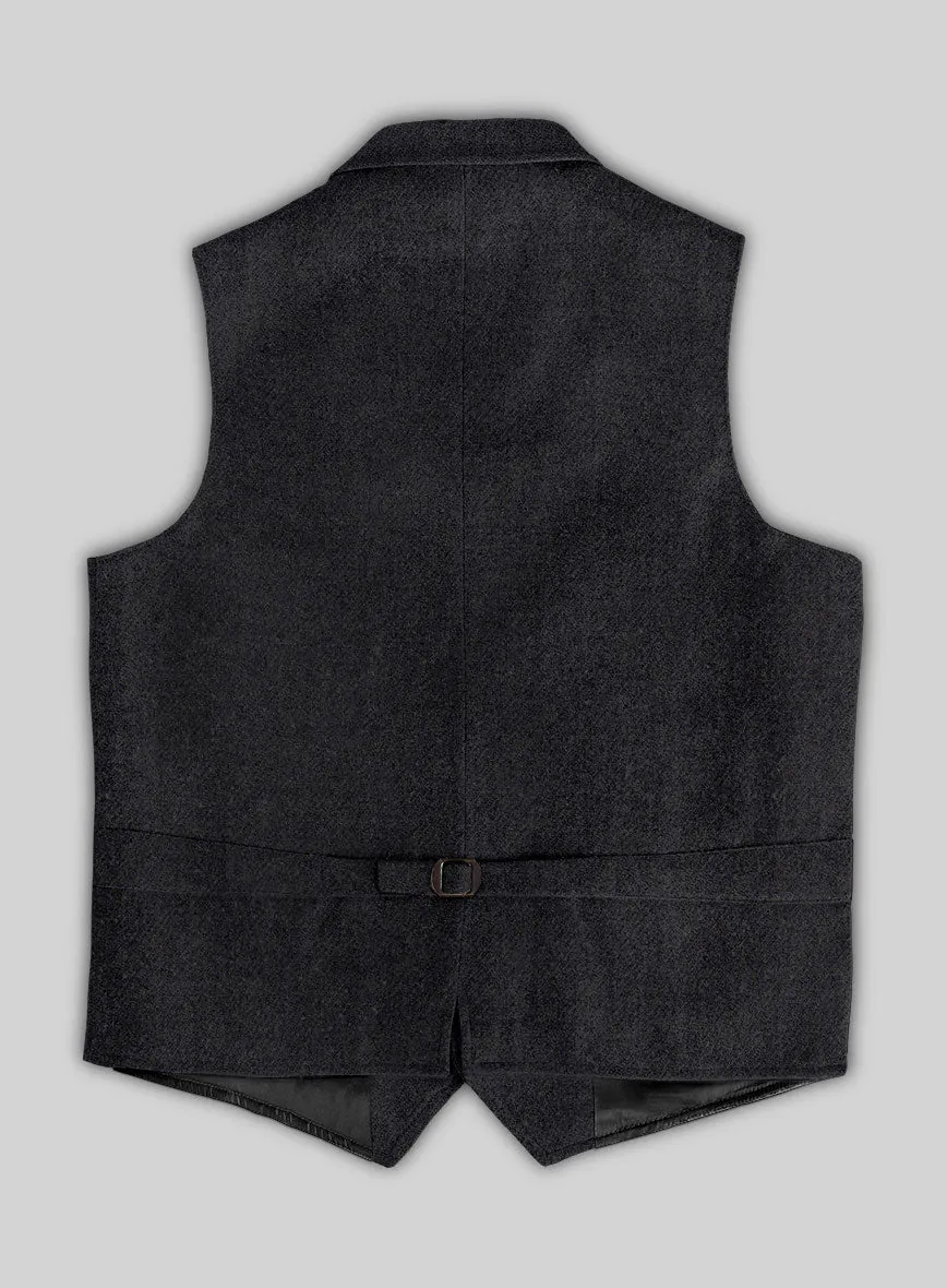 Highlander Charcoal Tweed Hunting Vest