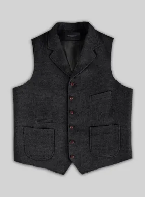 Highlander Charcoal Tweed Hunting Vest