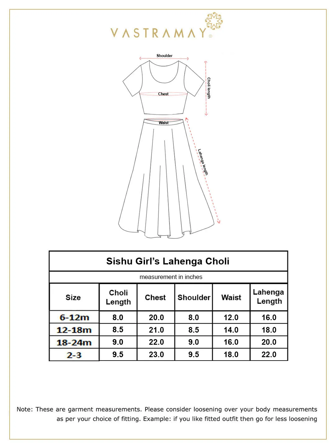 Jashvi SISHU Girl's Printed Linen Crop Top And Ruffle Skirt Set