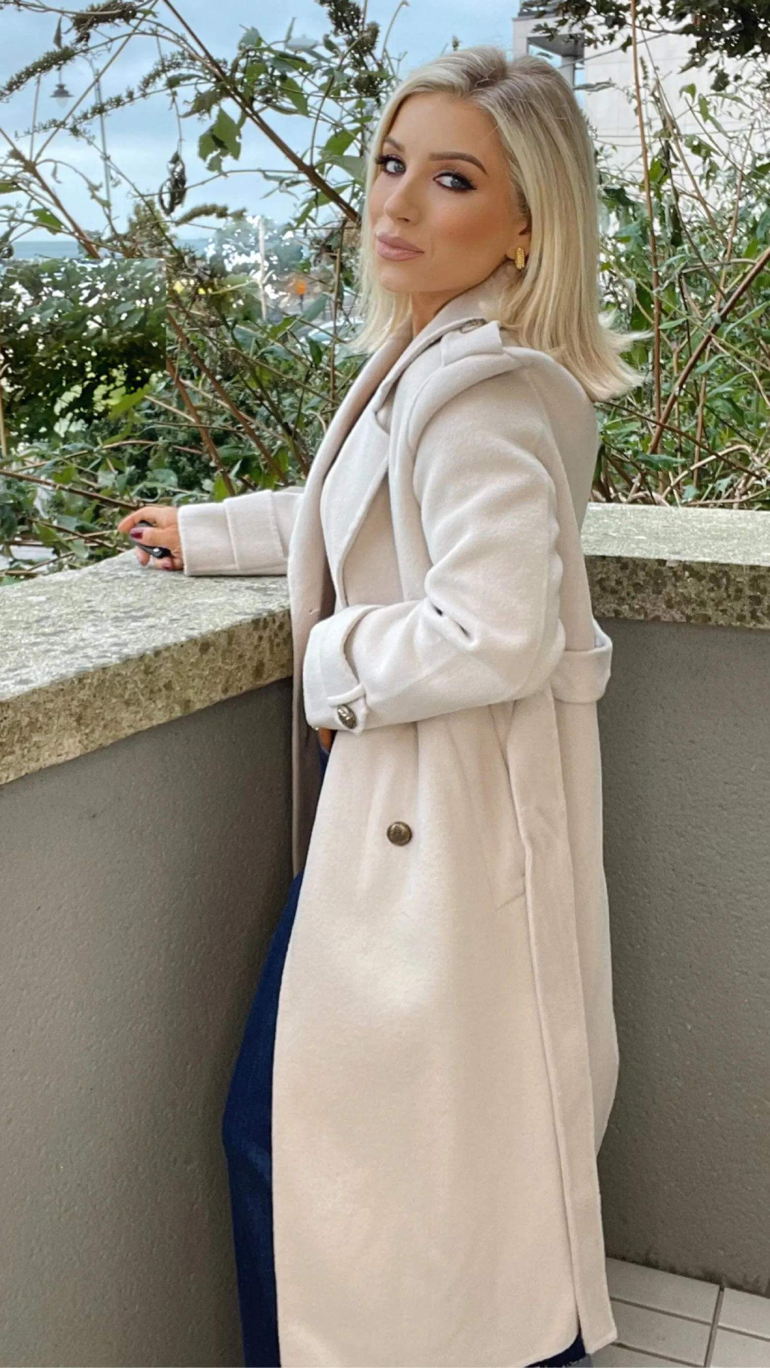 KIMBER WOOL COAT - BEIGE