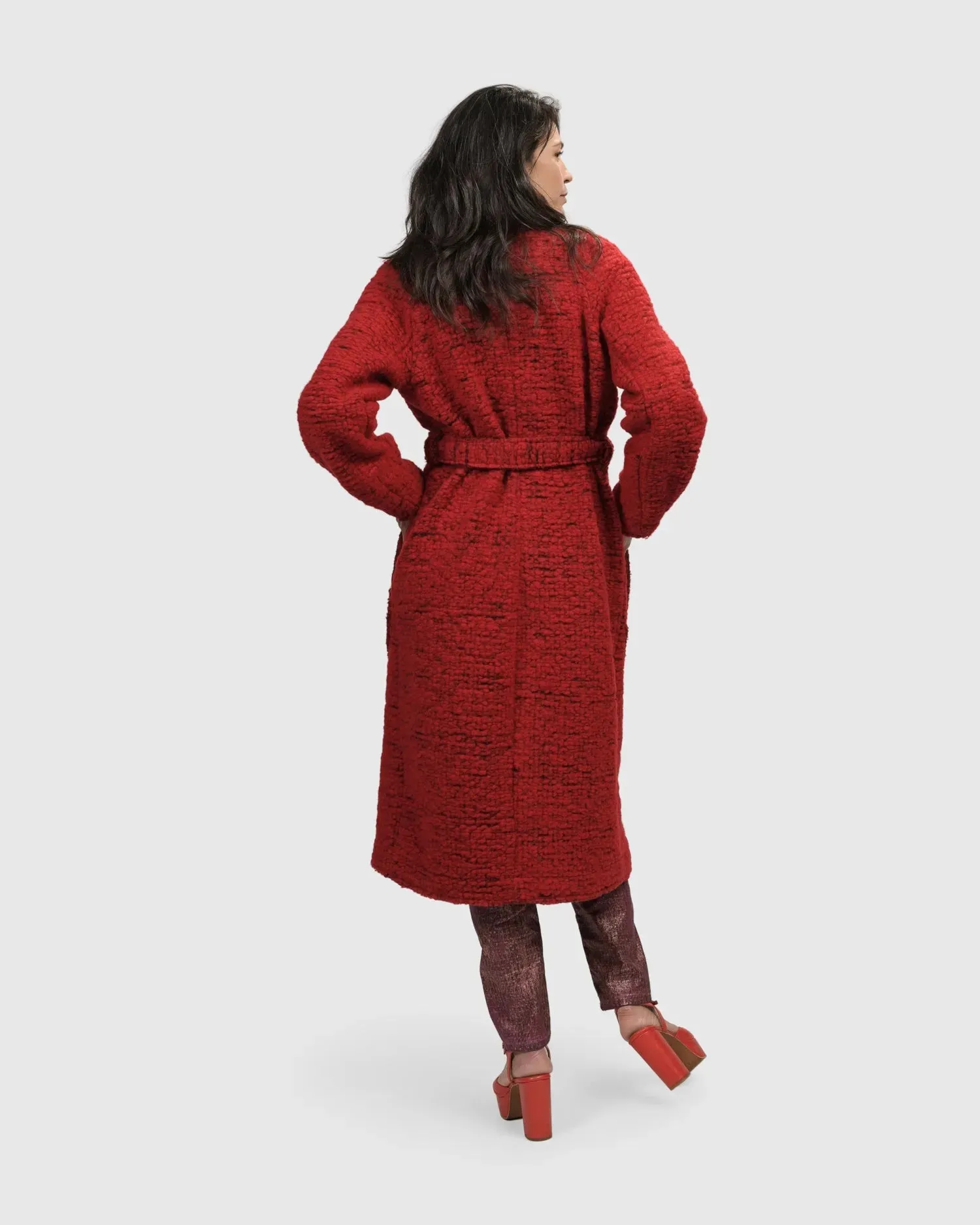 Leading Lady Coat, Scarlet