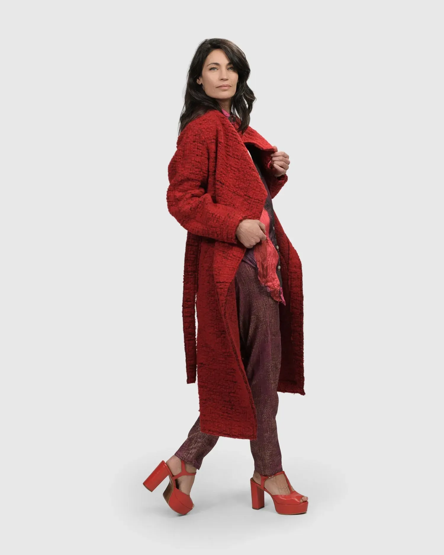 Leading Lady Coat, Scarlet