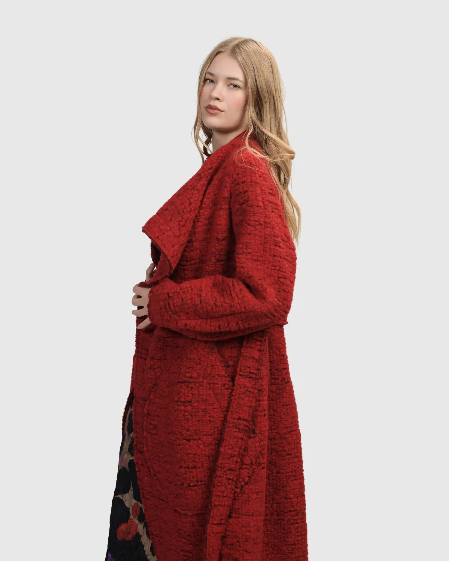 Leading Lady Coat, Scarlet