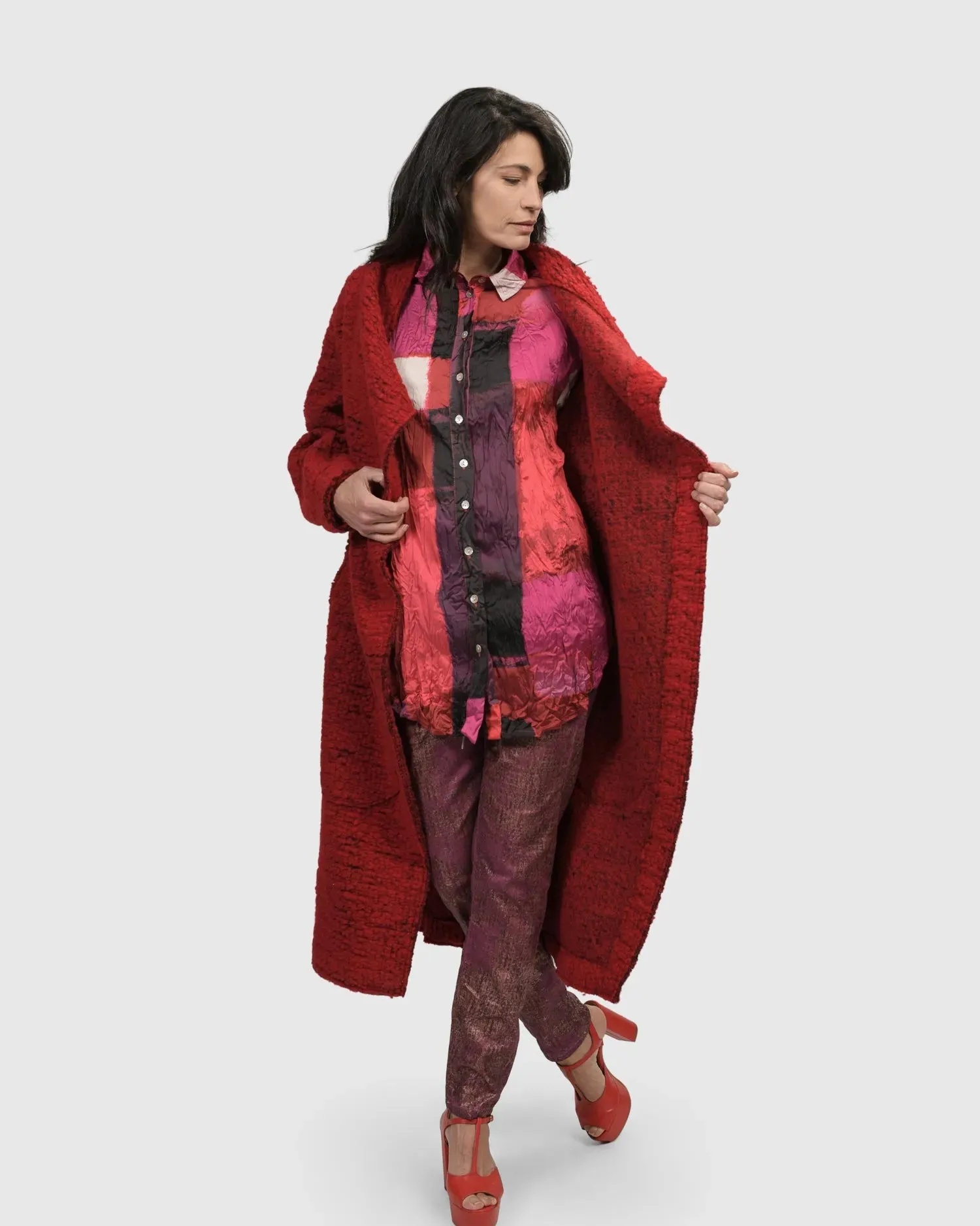 Leading Lady Coat, Scarlet