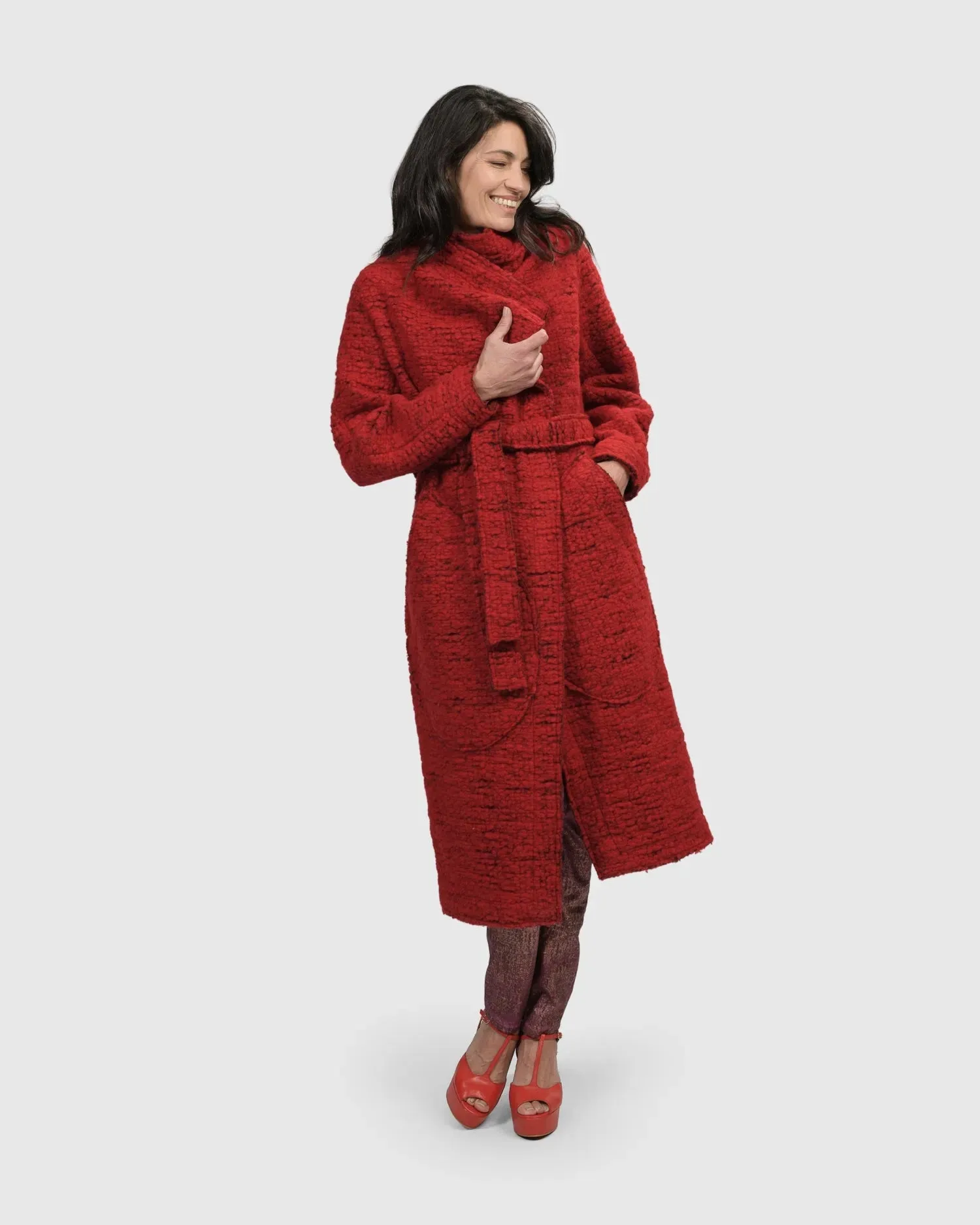 Leading Lady Coat, Scarlet