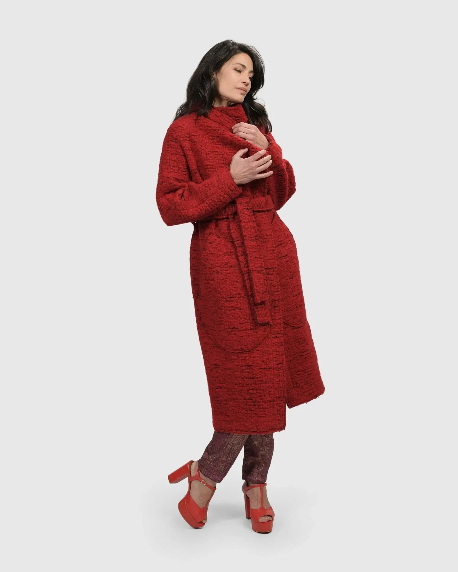 Leading Lady Coat, Scarlet