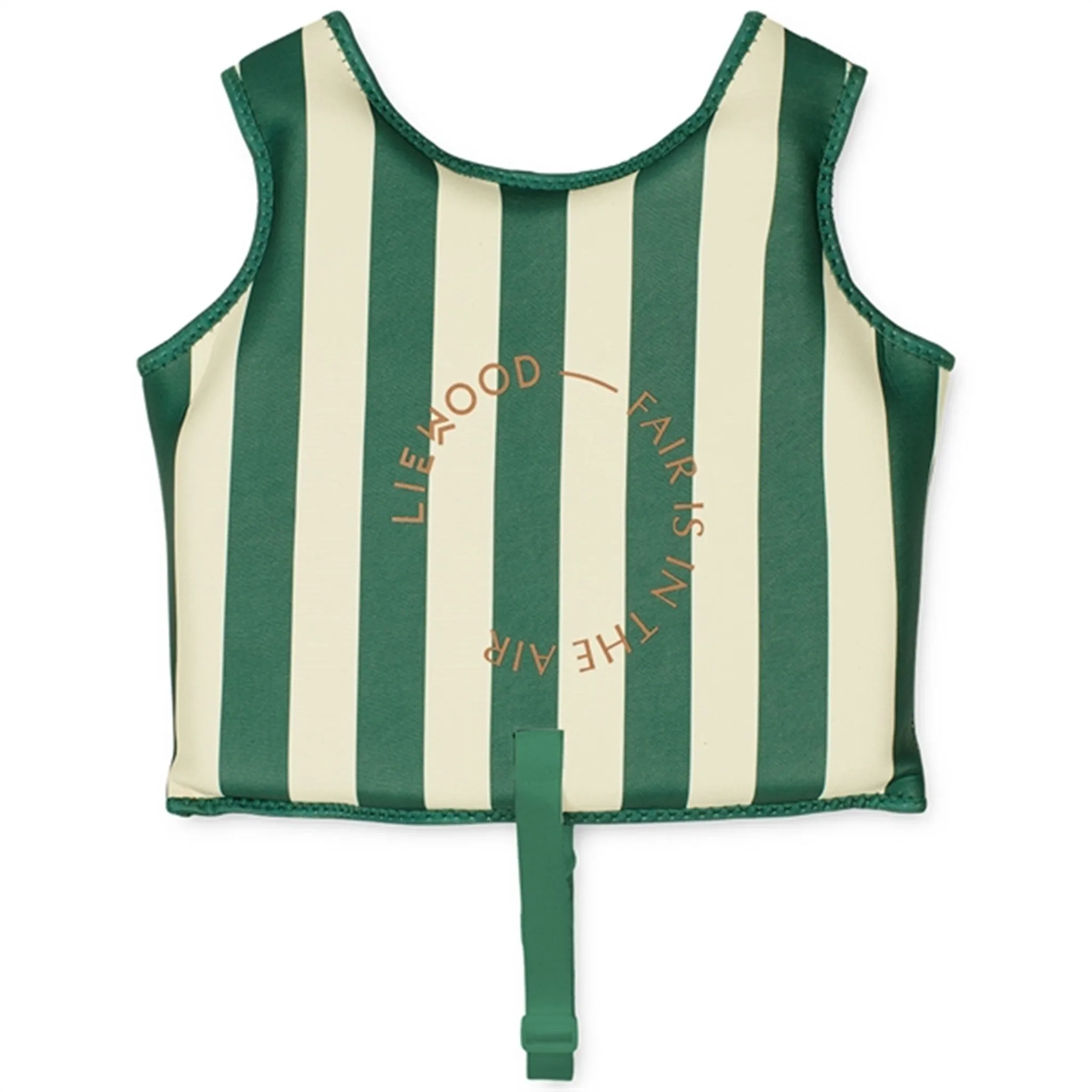 Liewood Dove Swim Vest Stripe Garden Green/Creme de la Creme